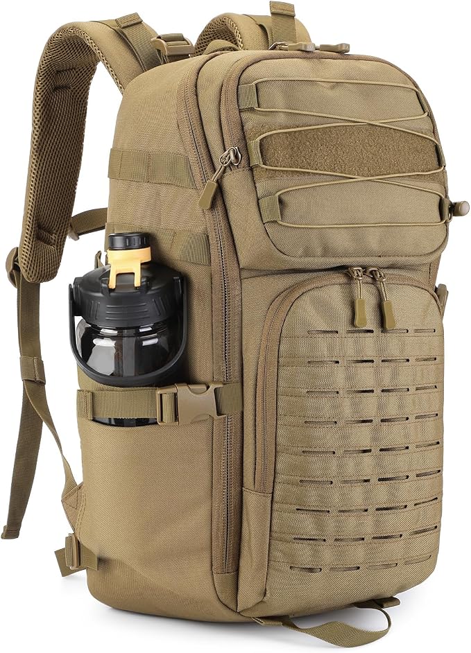 HUNTVP Tactical Backpack for Men 35L Military Backpack MOLLE 1000D Army Daypack by Huntvp