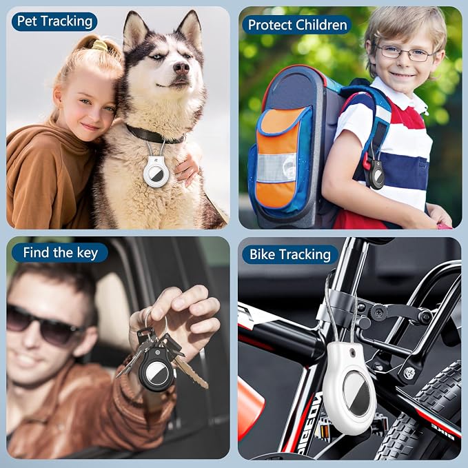Waterproof Airtag Holder, 4 Pack Airtag Case - Image 6