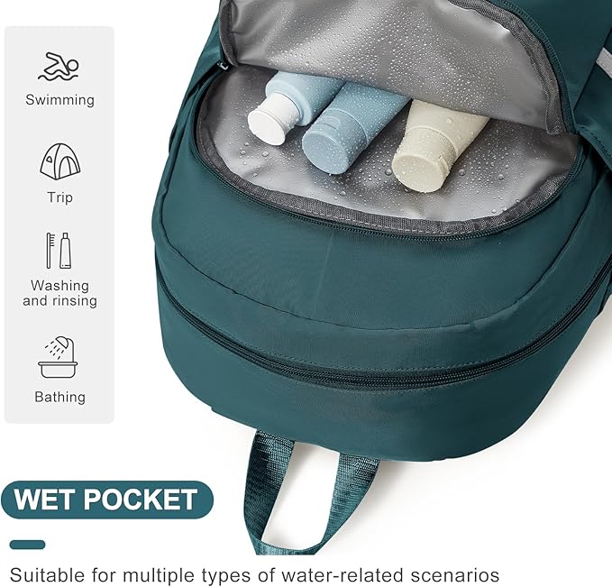 coofay Gym Backpack For Women Waterproof Backpack - Image 4