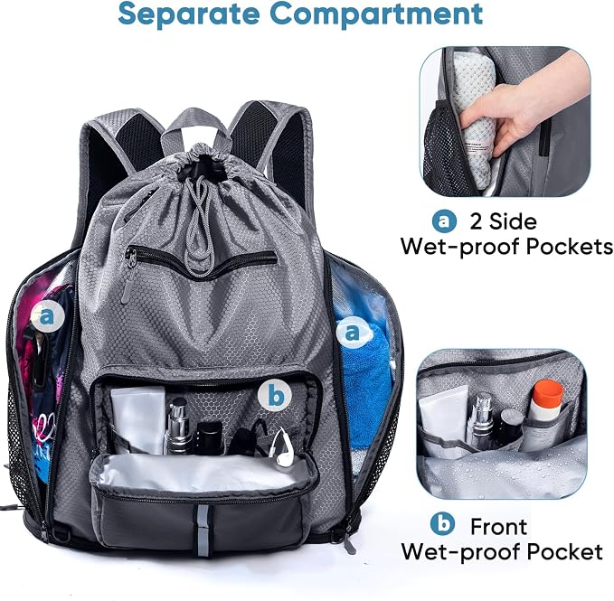 Large Beach Backpack Waterproof Sandproof - Image 4