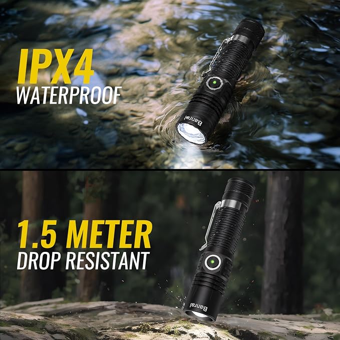 Rechargeable Tactical Flashlights, High Lumens Small Mini USB-C LED Flashlight - Image 7