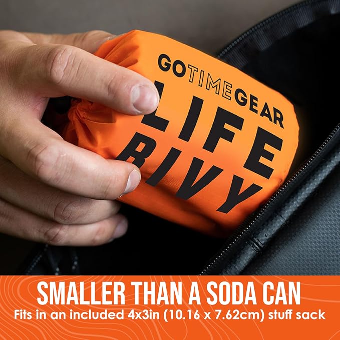 Go Time Gear Life Bivy Emergency Survival Sleeping Bag Thermal Bivy - Image 5