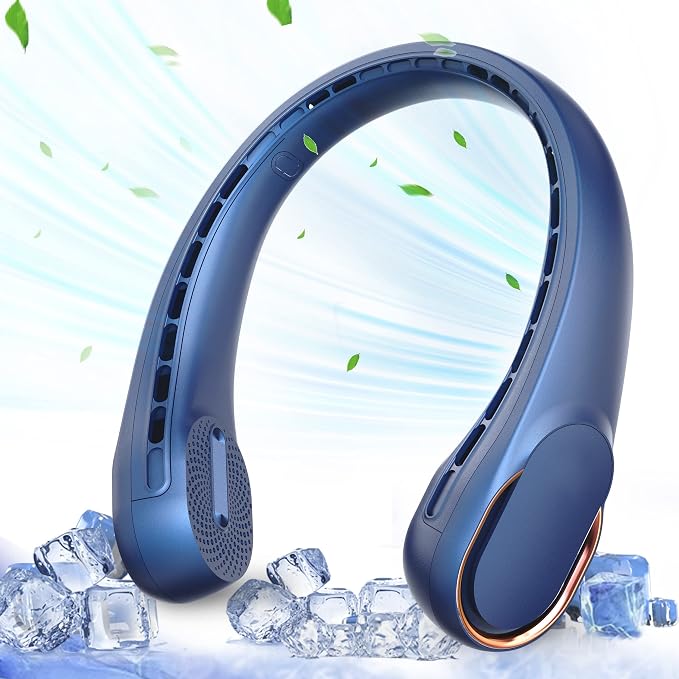 ASNUG Neck Fan, USB Rechargeable Personal Fan, 4000 mAh Battery Operated by ASNUG