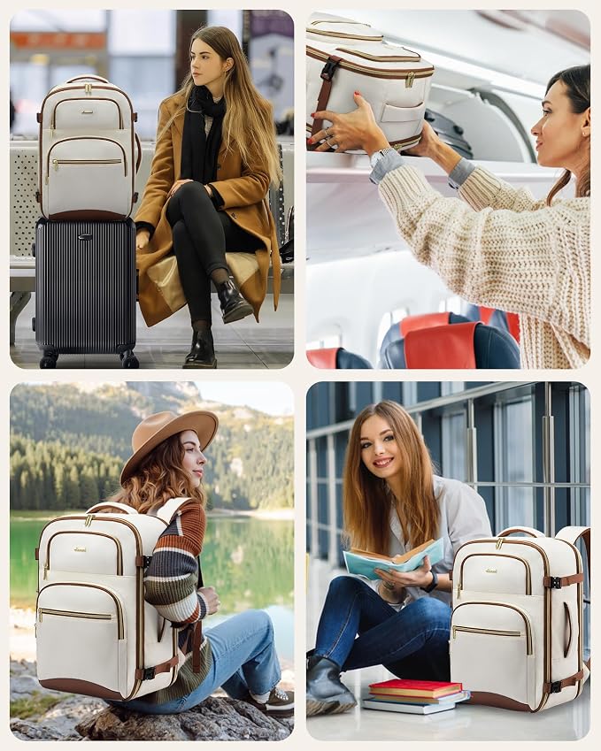 LOVEVOOK Travel Essentials Carry on Backpack 40L Travels Backpack - Image 7