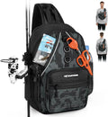 KastKing Karryall Sling Tackle Bag–Fishing Sling Pack, Fishing Backpack by KastKing