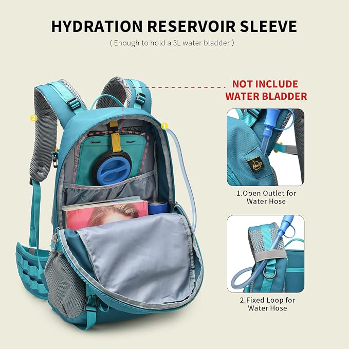 SKYSPER Hiking Backpack for Men Women, 35L Travel Backpack Waterproof Camping - Image 5