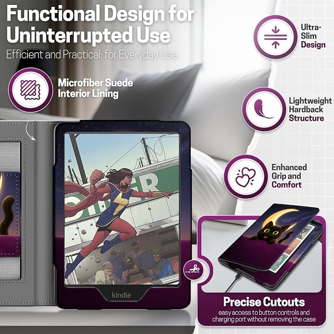 TNP Stand Case for Kindle Paperwhite 12th Generation 2024 / Kindle Colorsoft - Image 9