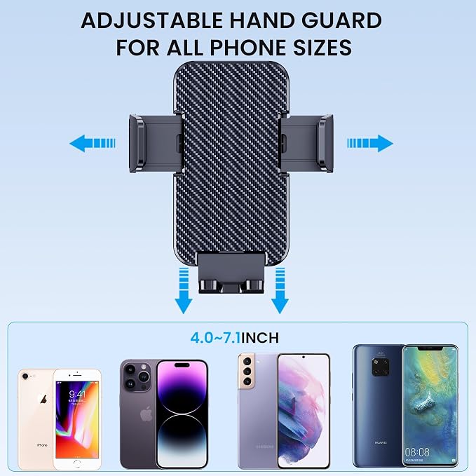 GUWEZ Phone Holders for Your Car Cell Phone Car Holder 3 in 1 - Image 5