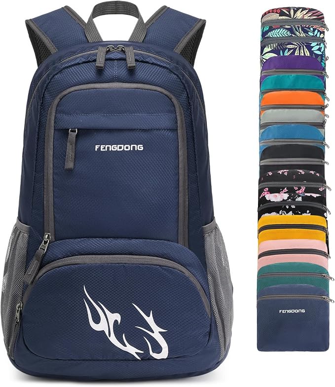 FENGDONG 35L Lightweight Foldable Waterproof Packable Travel Small Hiking by FENGDONG