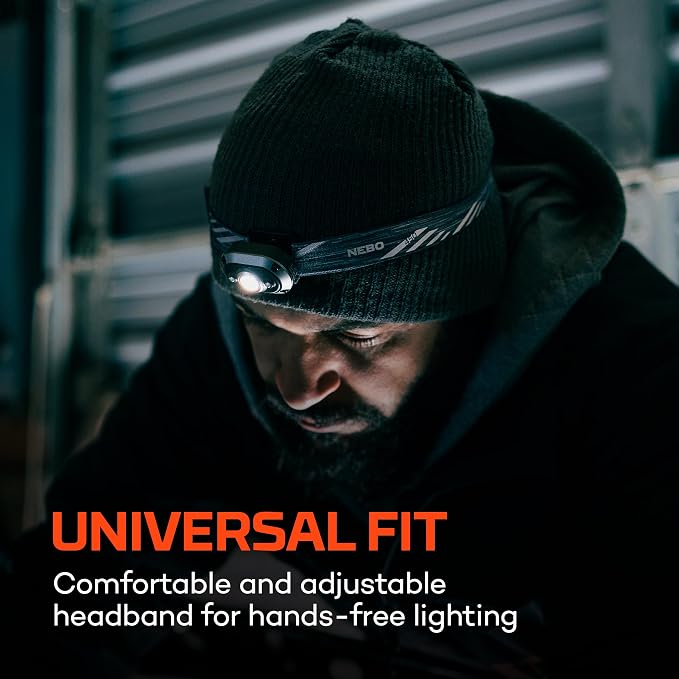 NEBO MYCRO 450 Rechargeable Headlamp | 450 Lumens, 6 Light Modes, Water - Image 6