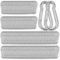 120PCS M5 Heavy Duty Carabiner Clip, 2Inch Snap Hook Quick Link Small Carabiner by XHAMXE