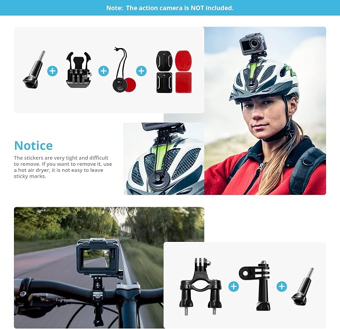 AKASO 42 in 1 Action Camera Accessories Kit - Image 5