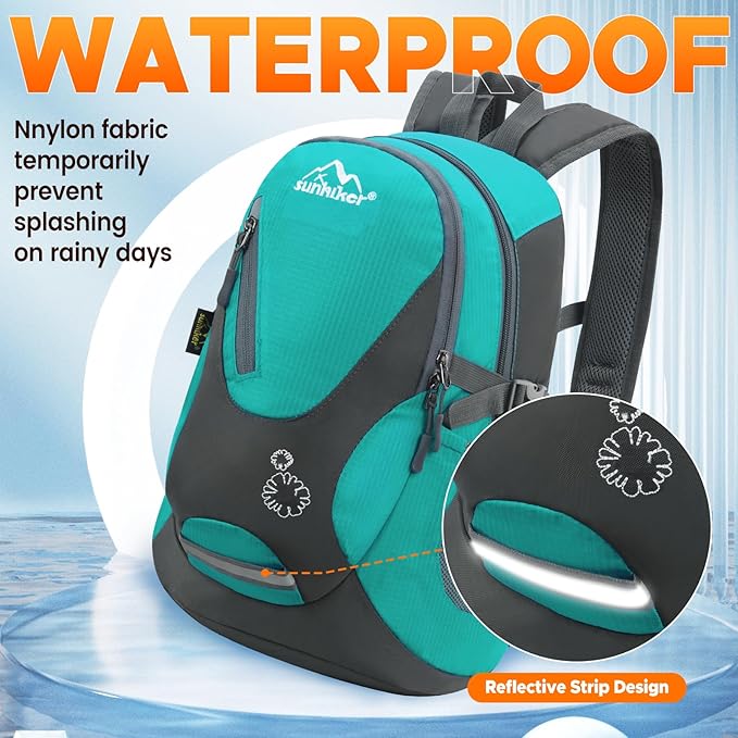 sunhiker Small Hiking Backpack Women Men 20L Lightweight Travel Backpack - Image 3