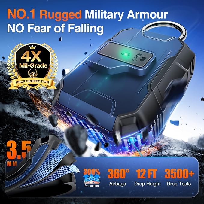 Armoured Heavy Duty for AirPods Pro2 Generation Case - Image 2