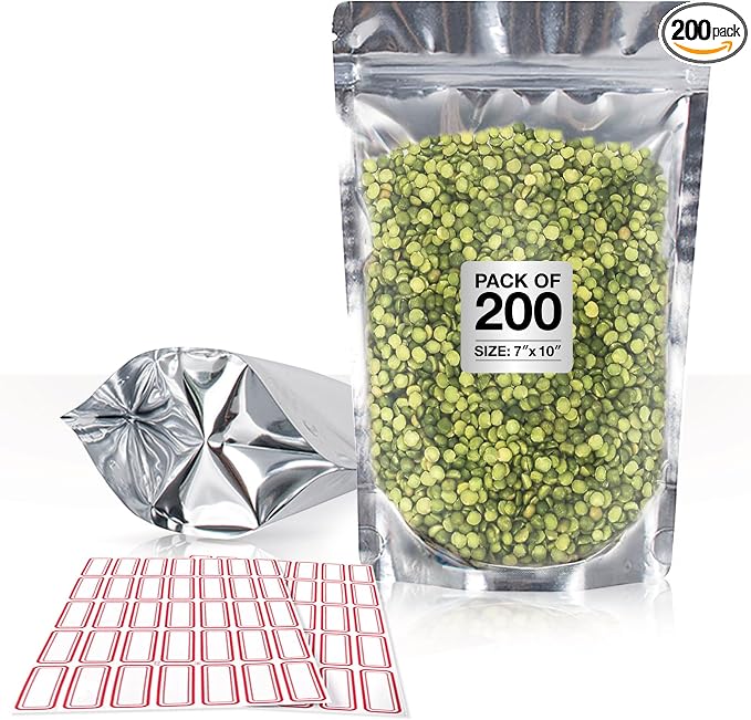 BELLE KR® 7x10 Quart Mylar Bags by BELLEKR