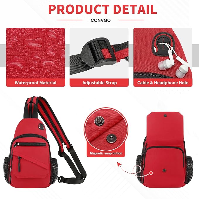 Small Crossbody Bag Casual Sling Bag - Image 6
