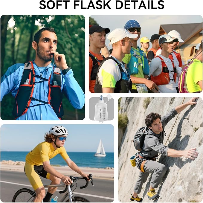 150ml Soft Flask Soft Water Bottle - Image 6