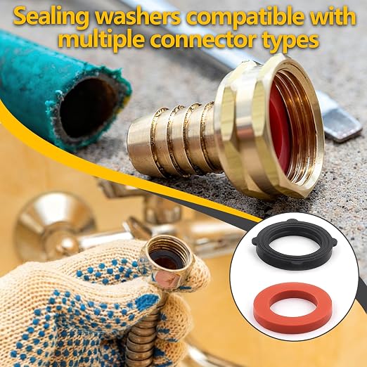 160 Pieces Hose Bib Washer & Faucet Washers Assorted Kit - Image 6
