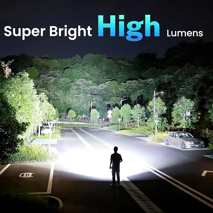 Rechargeable Flashlights 990, 000 High Lumens, Super Bright Flash Light Long - Image 3