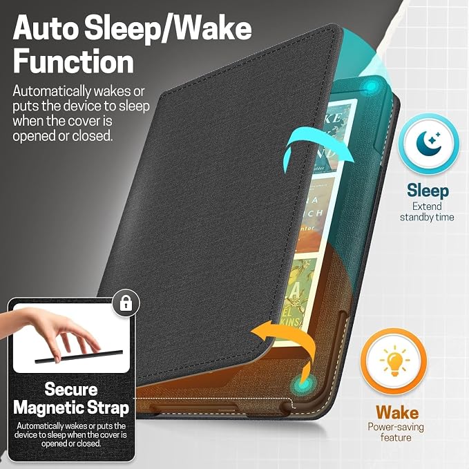 TNP Stand Case for Kindle Paperwhite 12th Generation 2024 / Kindle Colorsoft - Image 4
