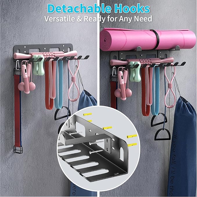 KHAMAL Multi-Purpose Gym Equipment Storage Rack - Image 4