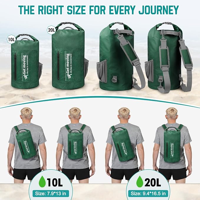 BKNOOU Dry Bag Waterproof Backpack - Image 8