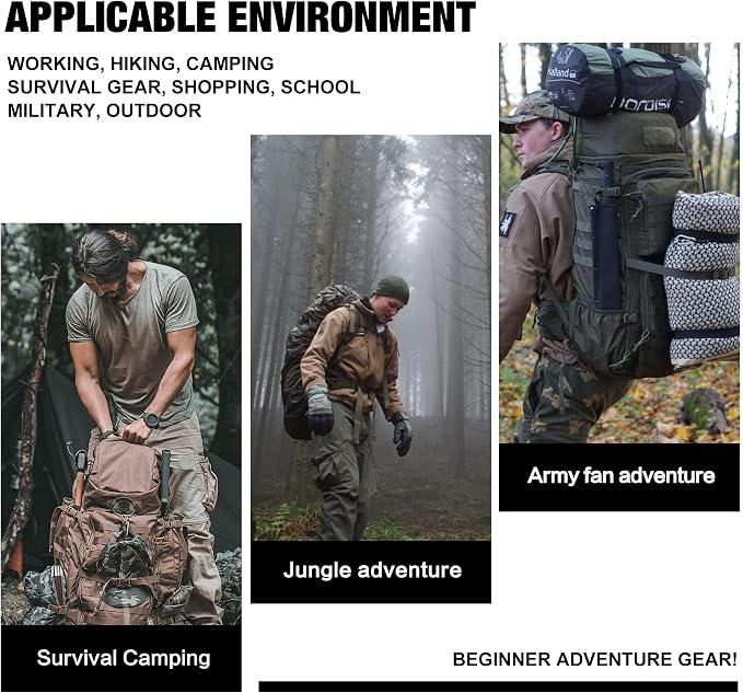 Mardingtop 60L Military Internal Frame Backpack - Image 7