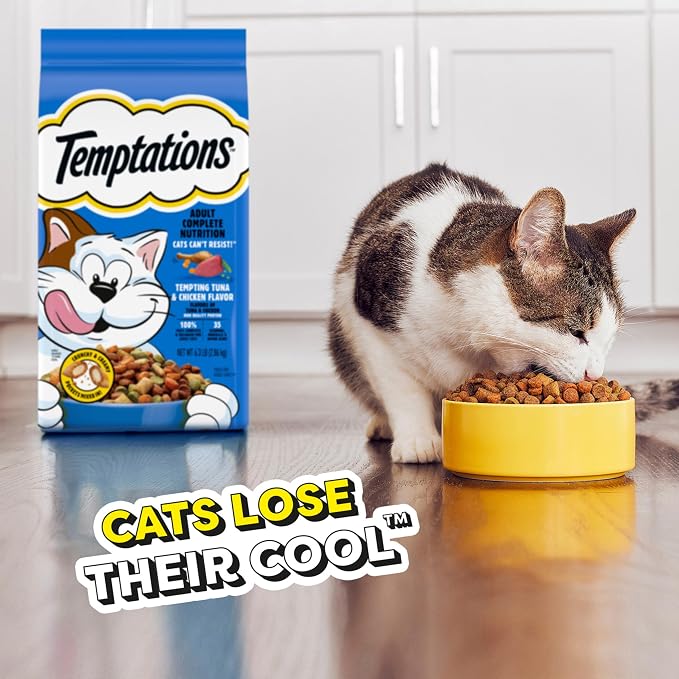 Temptations Tempting Tuna & Chicken Flavor Adult Dry Cat Food, 6.3 lb. Bag - Image 9
