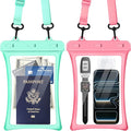 CACOE [Floatable Floating Universal IPX8 Waterproof Phone case 2 Pack-Up to by CACOE