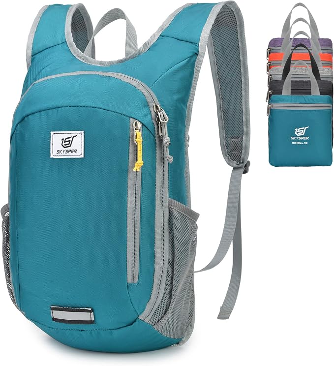 SKYSPER Small Daypack 10L Hiking Backpack Packable Lightweight Travel Day Pack by SKYSPER