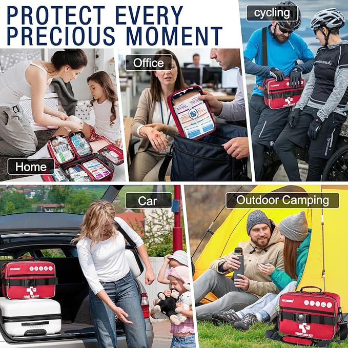 527 PCS Advanced First Aid Kit – 6-in-1 Modular Waterproof Well-Organized - Image 7