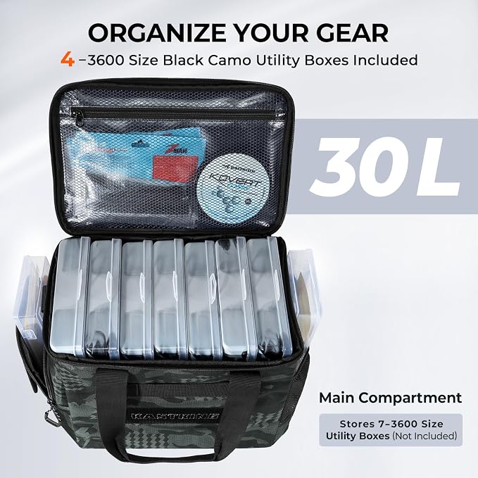 KastKing BaitSpace Fishing Tackle Bag - Image 3