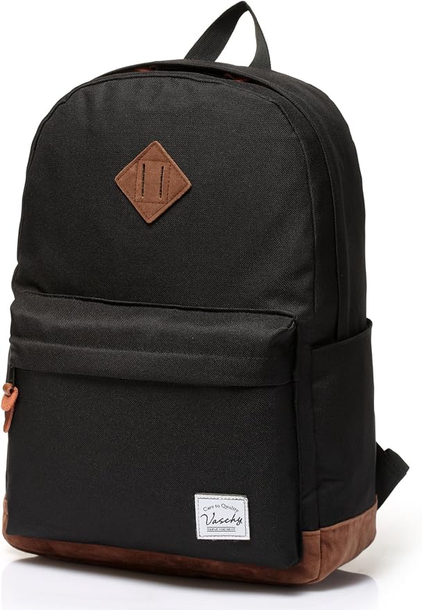 Backpack for Men Women, VASCHY Classic Water-resistant Lightweight Travel by Vaschy