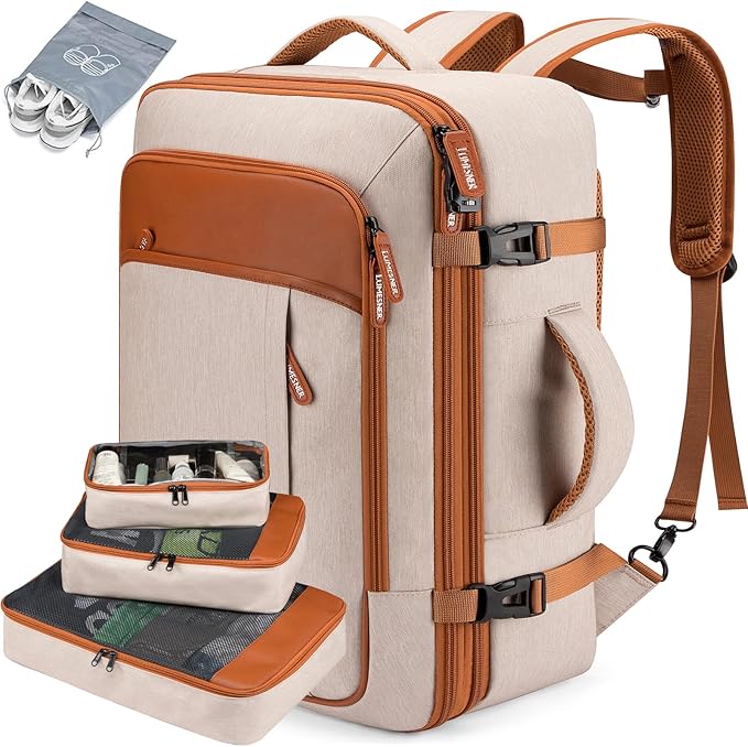 Lumesner Carry on Travel Backpacks, Extra Large 40L Flight Approved Bag by Lumesner
