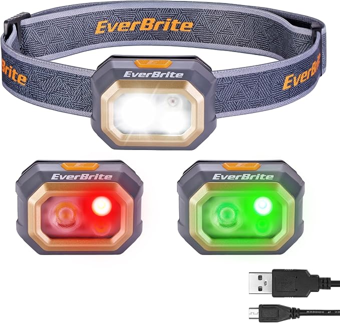 EverBrite Rechargeable Headlamp, 700 Lumens Head lamp by EverBrite