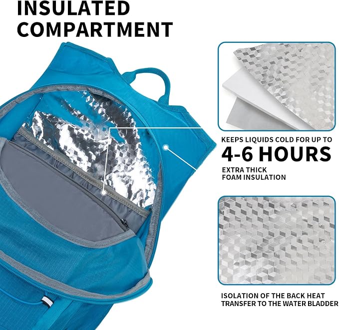 KABAQOO Hydration Backpack, 18L Multipurpose Hiking Backpack - Image 5