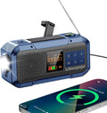 Emergency Weather Radio with IPX5 Waterproof Portable Bluetooth Speaker by Libovgogo-Relaxingoutdoortrip