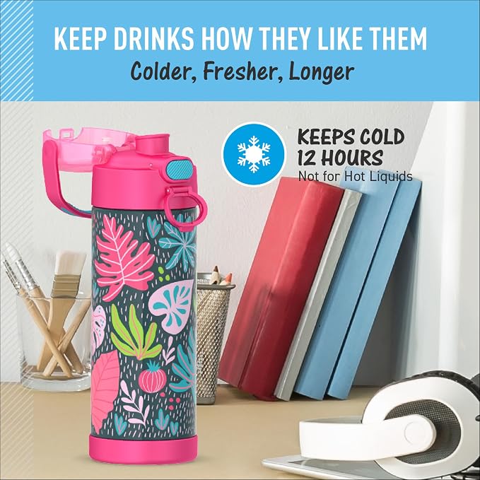 THERMOS FUNTAINER 16 Ounce Stainless Steel Vacuum Insulated Bottle - Image 6