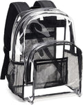 Vorspack Clear Backpack Heavy Duty PVC Transparent Backpack by Vorspack