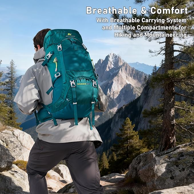 N NEVO RHINO 40L Internal Frame Hiking Backpack - Image 2