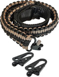 Extra Wide Gun Sling Paracord 550 Adjustable w/Swivels by Ten+Point+Gear