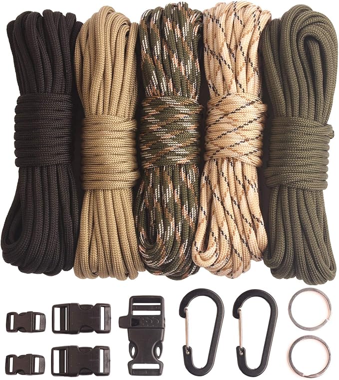 Paracord, Paracord 550 Combo Crafting Kits by GEGEDA