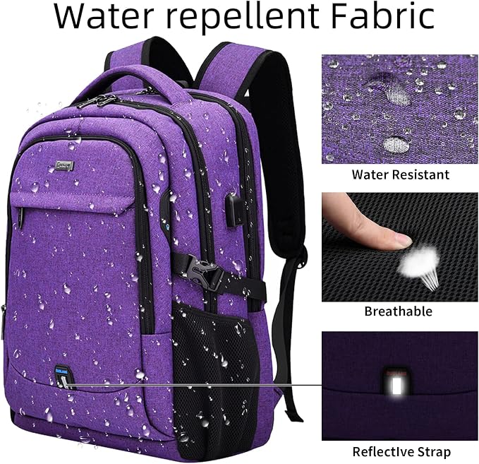 DUSLANG 17 Inch Laptop Backpack - Image 6