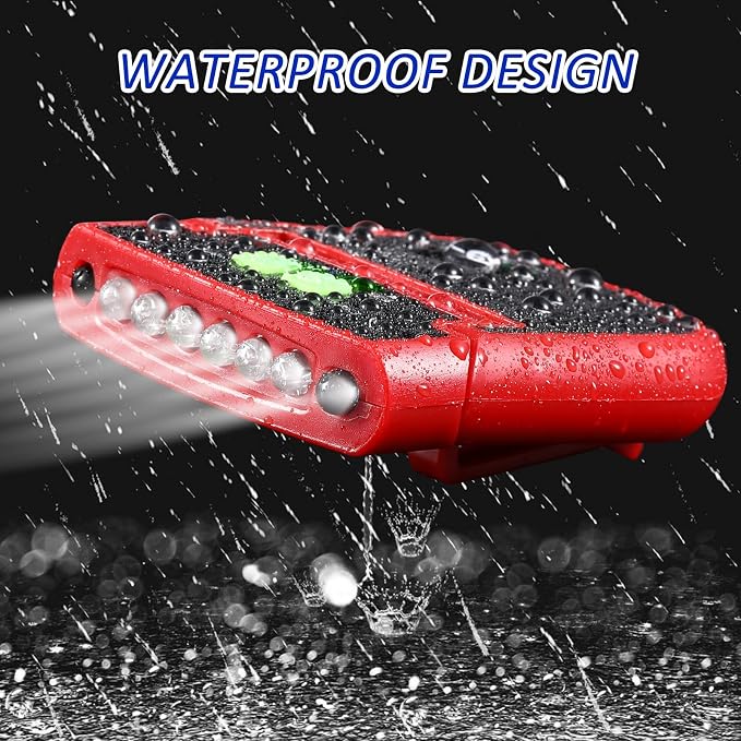 Mudder LED Clip on Cap Lights USB Rechargeable Cap Flashlight Clip Waterproof - Image 6