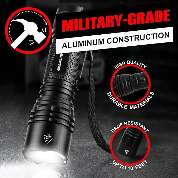 GearLight LED Tactical Flashlights High Lumens - Image 6
