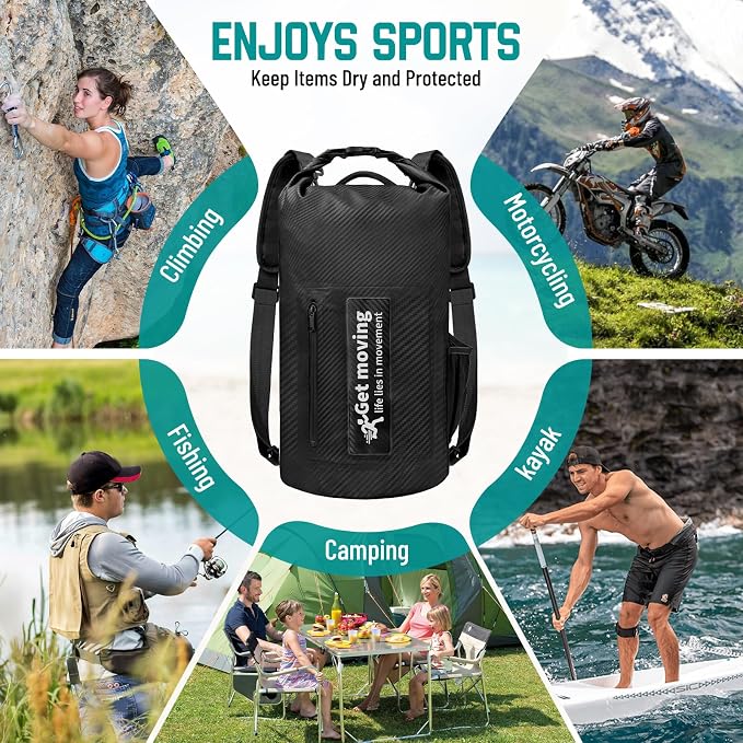 BKNOOU Dry Bag Waterproof Backpack - Image 9