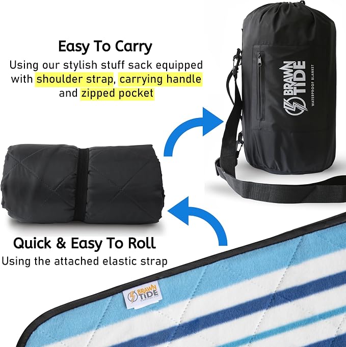 BRAWNTIDE Large Outdoor Waterproof Blanket - Image 4