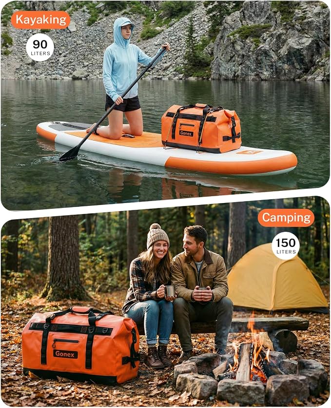 Gonex Waterproof Duffel Bag, 120L Heavy Duty Dry Duffle Bag - Image 7