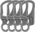 Ahiller Carabiner Clip, Double Anti-Misopening Locking Design, Key Ring Clip by Ahiller