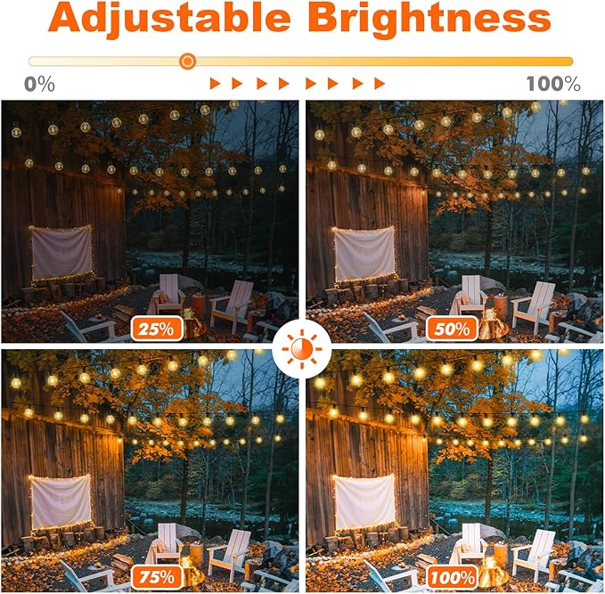 25FT LED Outdoor String Lights - Image 3